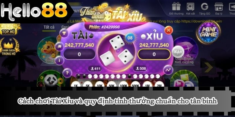 Cách Chơi Tài Xỉu HELLO88 - Cập Nhật Quy Tắc Và Chiến Lược Đặt Cược Cách Chơi Tài Xỉu HELLO88 - Cập Nhật Quy Tắc Và Chiến Lược Đặt Cược