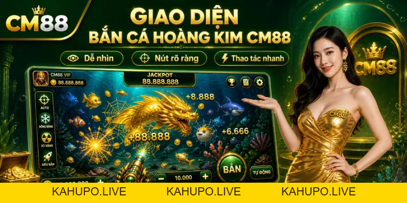 Bắn Cá Hoàng Kim Trải Nghiệm Game Giải Trí Online Sống Động