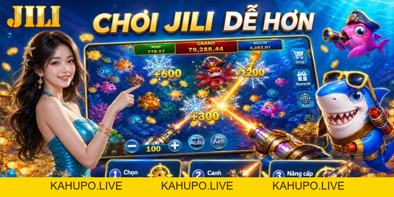 Bắn Cá JILI CM88: Sảnh Game Sống Động Và Dễ Tạo Hứng Thú