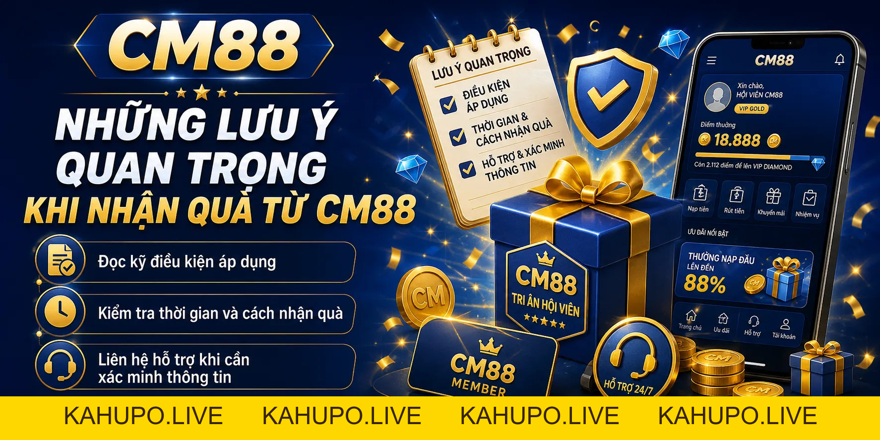 CM88 Tặng Quà Hội Viên: Chương Trình Tri Ân Và Quyền Lợi